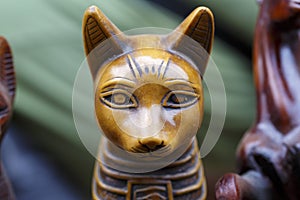 Statue of the Egyptian god cat.