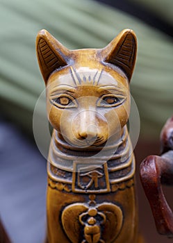 Statue of the Egyptian god cat.