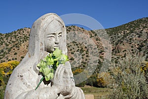 Statue at El Santuario de Chimayo, New Mexico