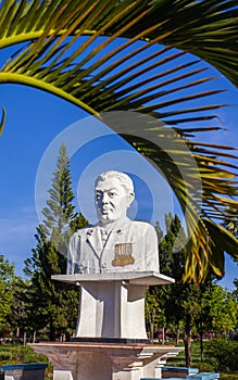 Statue of El Tari in El Tari Airport park, Kupang. El Tari is a local hero, first governance of East Nusa Tenggara province.