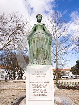 Statue of Eleanor of Viseu in Beja photo