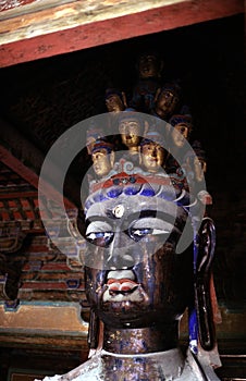 Statue of the Eleven-Headed Guanyin