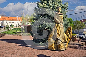 Statue of Elizabeth the Bathory in Cachtice village