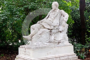 Statue Emil Jakob Schindler, Vienna, Austria photo