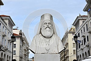 Statue of Emilianos Lazaridi in Thessaloniki