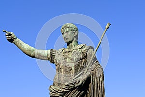 Statue of emperor Caesar Augustus