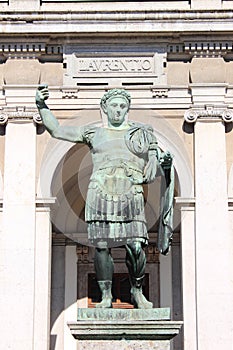 Statue of emperor Constantine photo