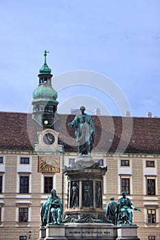 Statue of Emperor Franz I in Vienna photo