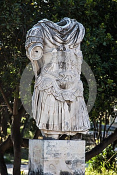 Statue of emperor Hadrian in Athens,Greece