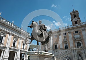 Statue of Emperor Marc Aurel at Capitoline Square