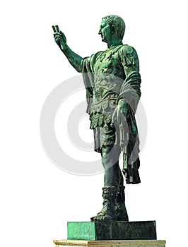 Statue of Emperor Marcus Nerva in Rome, Italy
