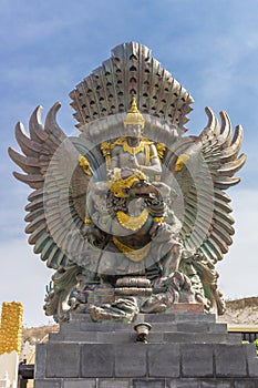 Statue at the entrance of the Garuda Wisnu Kencana Cultural Park on Bali