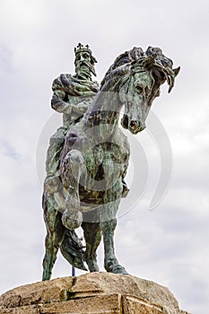 Statue equestre Alfonso VIII of Castile,