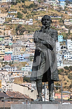 Statue of Eugenio de Santa Cruz photo
