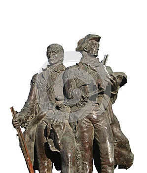 Statue of explorers Lewis and Clark