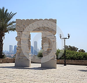Statue of Faith in Old Jaffa - Tel Aviv, Israel