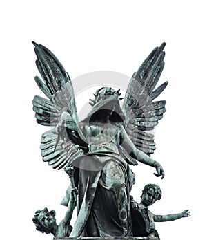 Statue of fallen angel