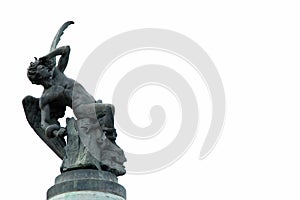 Statue of Fallen Angel Madrid