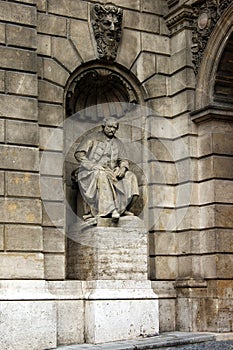 Statue of Ferenc Erkel, at Hungarian State Opera House, Budapest, Hungary