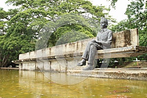 Statue of the first Indonesian president Soekarno