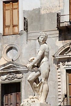 Statue from the fontana della vergogna, palermo