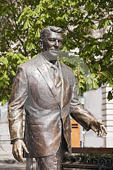 Statue of the former U.S. President Ronald Reagan