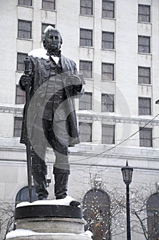 Statue of Founder of Cleveland