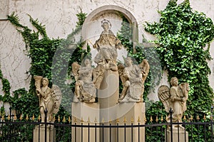 Statue of Four Angels in Bratislava, Slovakia