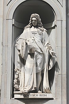 Statue of Francesco Redi, Florence, Italy photo