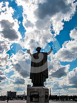 Statue of Francysk Skaryna photo