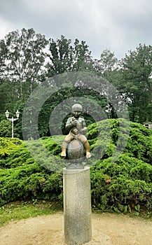 Statue Frantisek - Attribute Of The Spa Town, Frantiskovy Lazne