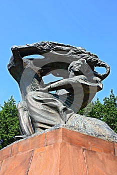 Statue of Frederic Chopin