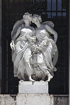 Statue in front of Palacio de Bellas Artes, Avenida JuÃ¡rez, Centro HistÃ³rico, Mexico City