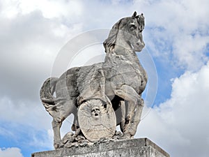 statue Gallic Warrior in Paris