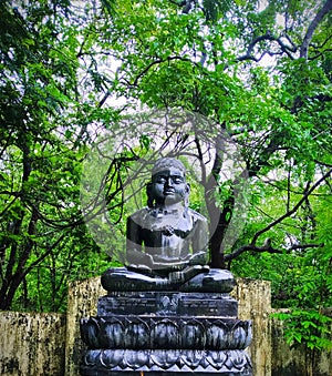 Statue of Gautama Buddha at Bhagwan mahavir wildlife sanctuary