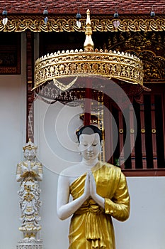 Statue of Gautama Buddha in Thailand wat