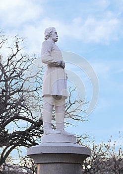 Statue General Albert Sydney Johnson, The Confederate War Memorial in Dallas, Texas