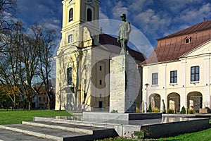 Statue of general M. R. Stefanik in Brezno town