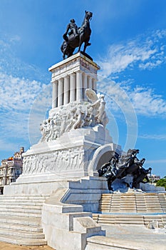 Statue of General Maximo Gomez, Havana, Cuba photo