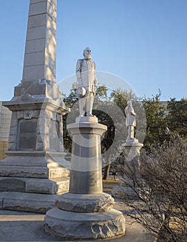 Statue General Stonewall Jackson, The Confederate War Memorial in Dallas, Texas