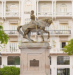 Statue of General Tomas Herrera in Panama City