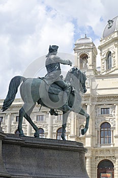 Statue of a general in Vienna