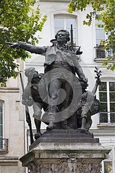 A statue of Georges Danton