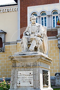 The statue of Gheorghe Asaki in Iasi