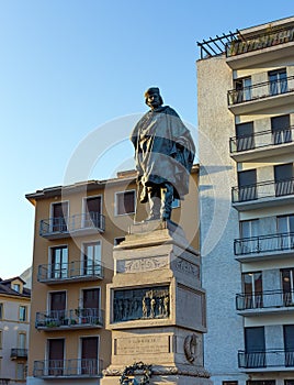 Statue of Giuseppe Garibaldi, Como, Italy