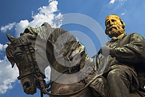 Statue of Giuseppe Garibaldi - Verona Italy