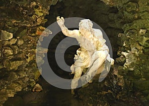 Statue of the god of river