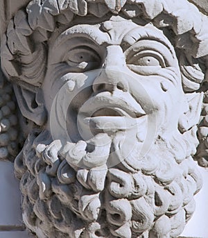 Statue of god of wine Bacchus Dionysus