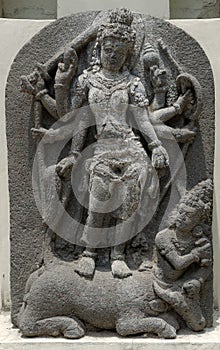 The Statue of Goddess Durga Mahisasura Mardhini