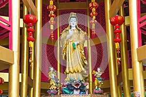 Statue of goddess Guanyin in Thailand